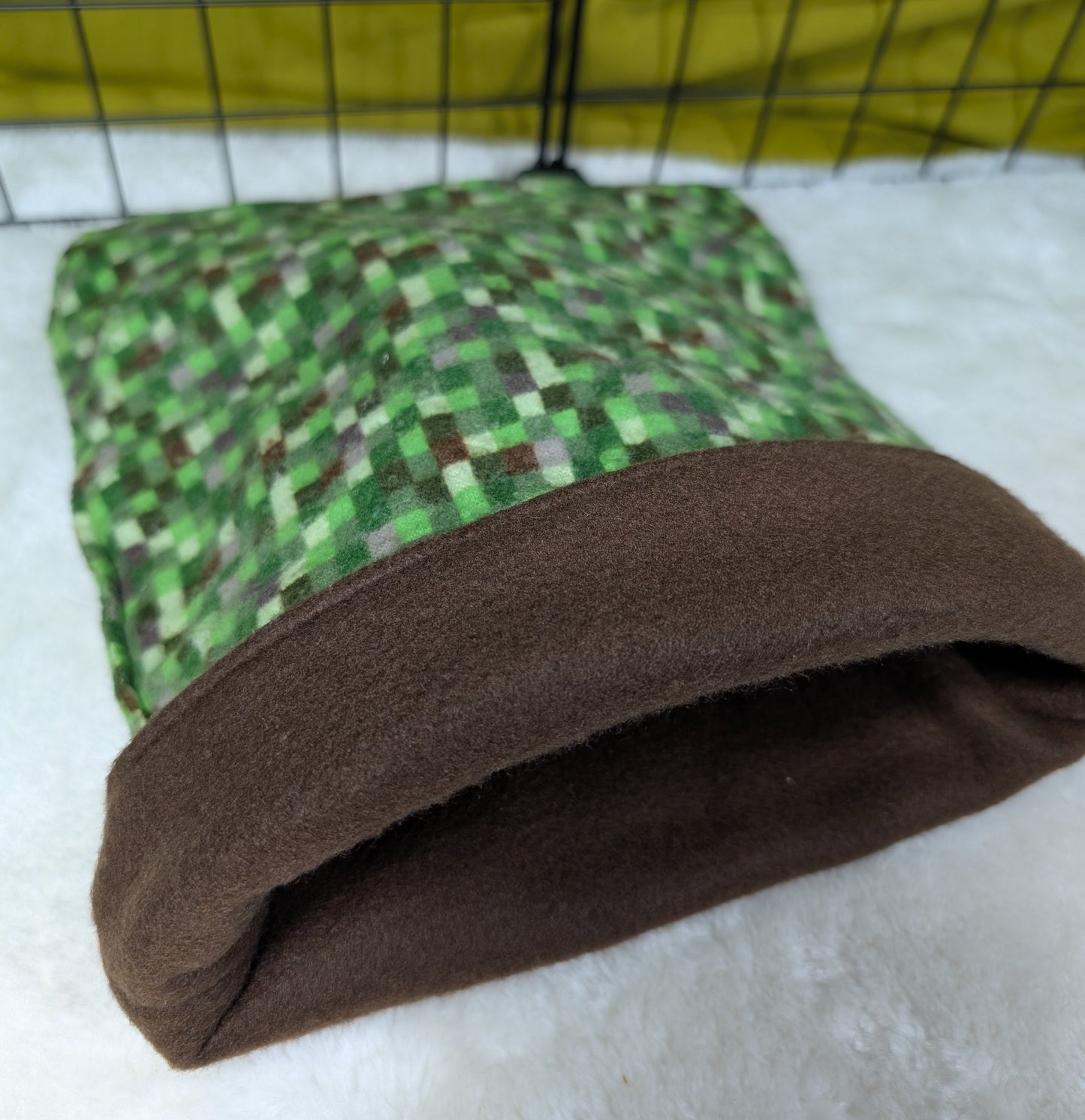 Minecraft-Themed 3-Piece Small Mammal Cage Set