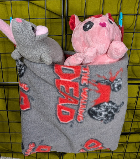 Cozy hanging sleep pouches