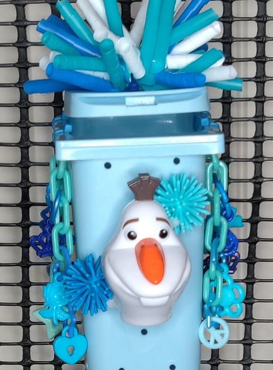 Olaf trash can toy kit