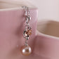 Flattering Rose Gold Flower Pearl Pendant